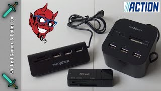 Cheap - " Action " USB Hub & Card Readers Solution - Around the 4 euro