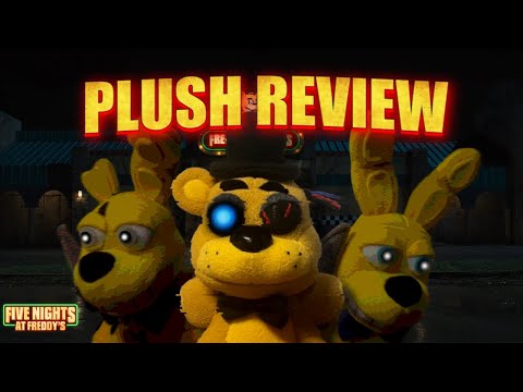 FNAF Movie Plush Review | Yellow Rabbit & Golden Freddy