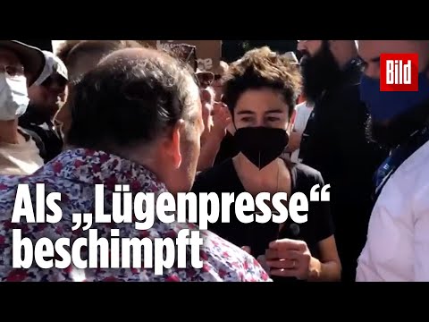 Dunja Hayali bei Corona-Demo als „Schlampe“ und „Lügnerin“ beschimpft | Berlin