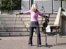 Amazing Gisele Scales Electric Violin & Vocals Live Video - Hip Hop Shreddin it at Darling Harbour