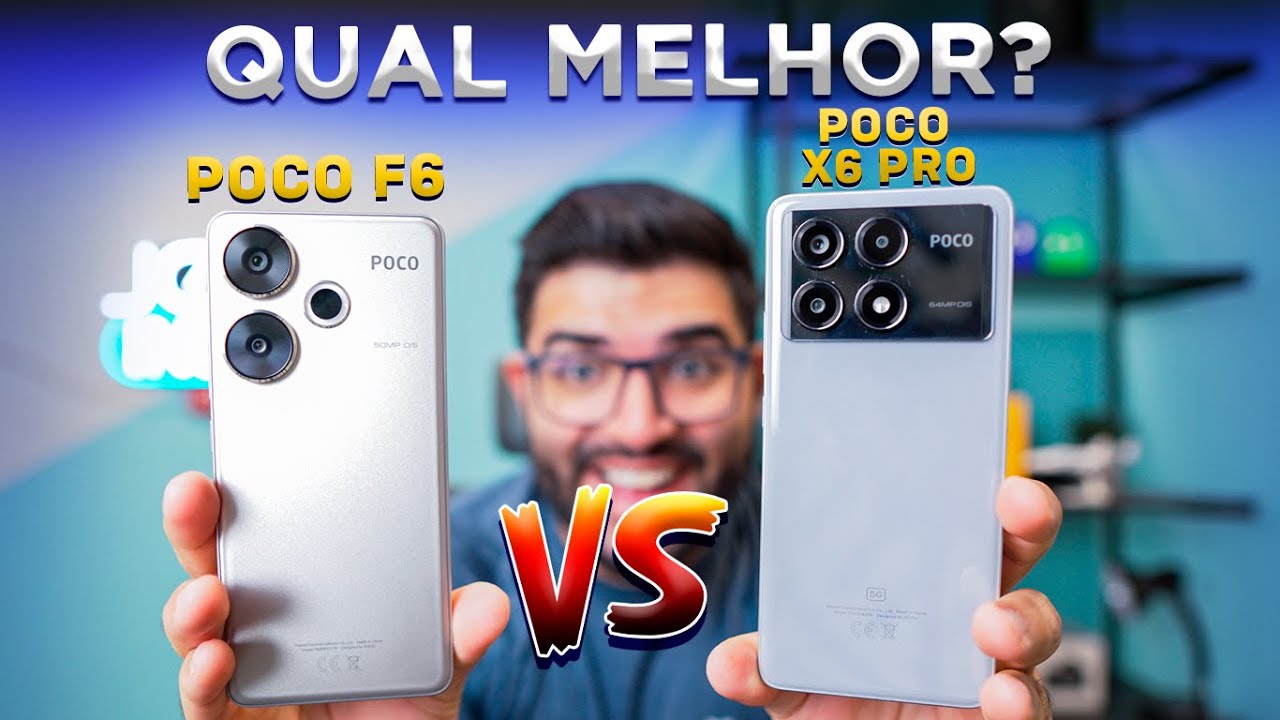 EITA! Poco F6 vs Poco X6 pro! Qual comprar? Qual o Melhor em 2024?