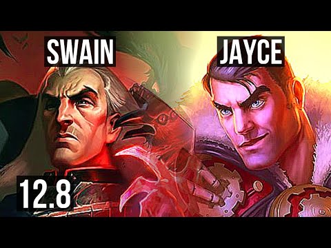 SWAIN vs JAYCE (TOP) | 13/2/10, 2.0M mastery, 700+ games, Legendary | NA Grandmaster | 12.8