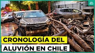 Cronologia del devastador aluvión en Santiago de Chile: El minuto a minuto del temporal