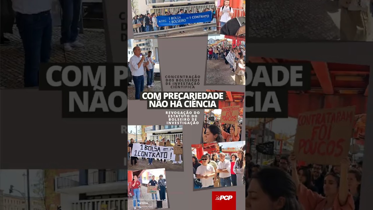 Com precariedade não há ciência