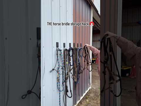 Video: Gator Magnetics Horse Bridle Storage for Pole Barn Steel Walls video thumbnail