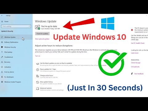 How To Update Windows 10 2025 | Update Your Windows 10 Laptop Computer | Update Windows 10