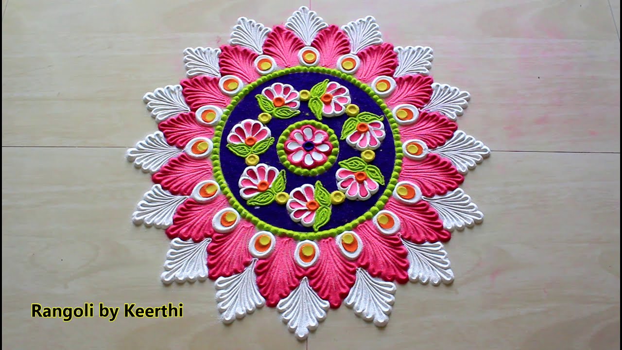 diwali rangoli designs by keerthi