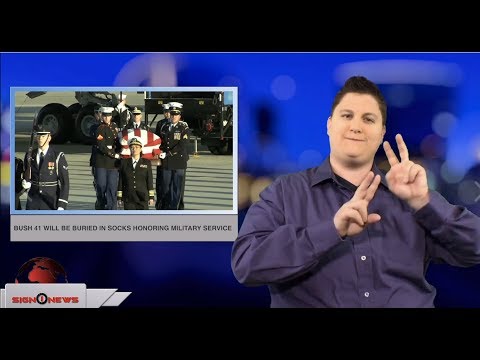 Bush 41 will be buried in socks honoring military service (ASL - 12.3.18)