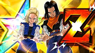ONE OF THE BEST EZAS OF 2025!!!! 100% EZA TEQ FUTURE ANDROIDS 17 & 18! (DBZ: Dokkan Battle)