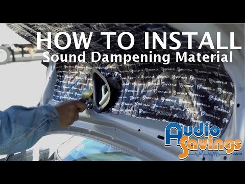 HOW TO INSTALL DYNAMAT SOUND DAMPENING / DEADENING MATERIAL (RockMat, Hushmat, Dynamat)