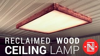 Making a Reclaimed Wood Box Light  ||  How-to