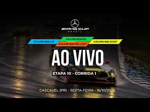 🔴 AMG CUP BRASIL | Corridas 1 | 10ª Etapa 2026 | Cascavel (PR) | Ao Vivo