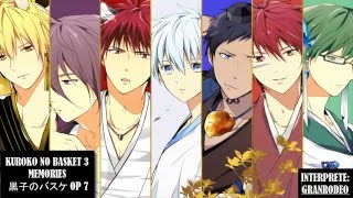 KUROKO NO BASKET 3 (黒子のバスケ) "MEMORIES" FULL OPENING 7