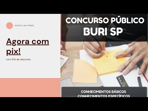 Apostila PREFEITURA DE BURI SP 2022 Agente de Trânsito