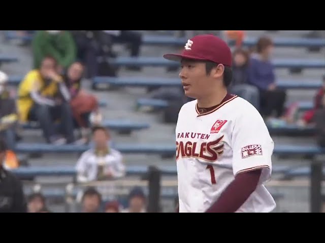 【9回表】イーグルス・松井 力強いストレートで3者連続三振!! 2018/3/16 E-T