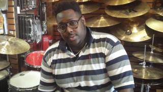 Video thumbnail for The stunning, new Evans Hydraulic Red drum skins on Kwesi's Corner by Drumshack London