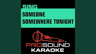 Someone Somewhere Tonight (Karaoke Lead Vocal Demo)