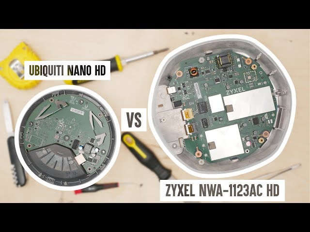 Video teaser for Zyxel NWA-1123AC HD vs Ubiquiti nanoHD - high-performance 802.11AC Wave2 access points tested