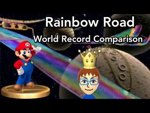 [MK7] Rainbow Road World Record Comparison - Rjohn1277 VS Gogoku7