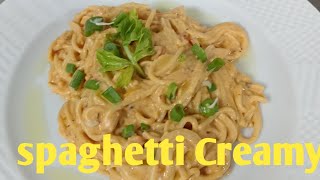 Creamy spaghetti Recipe/Quick and Easy creamy spaghetti recipe.