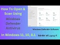 Windows Defender Software How To Scan Your Laptop Using Windows Defender Antivirus Windows 10