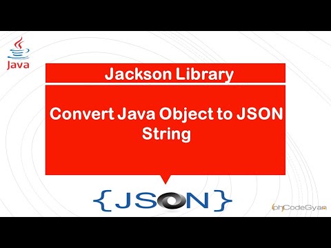 Convert Java Object To Json String Using Jackson Library