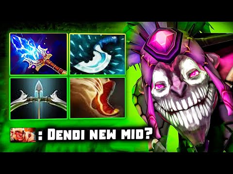 Dendi [Dazzle] 100% Deleted Huskar at mid - Pro Dota 2 Next Level play