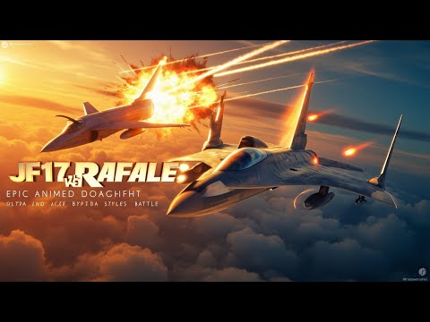 JF-17 vs Rafale | Ultra HDR Pixar-Style Animated Dogfight | Epic Fighter Jet Battle Story