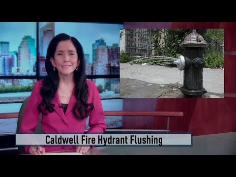 NJ Caldwell Fire Hydrant Flushing