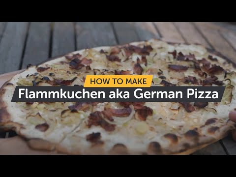 How To Make Flammkuchen aka German Pizza | Making Pizza At Home | Ooni Pizza Ovens