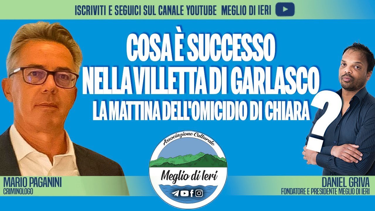 Cosa è successo nella villetta di Garlasco la mattina dell'omicidio? - MARIO PAGANINI - Criminologo