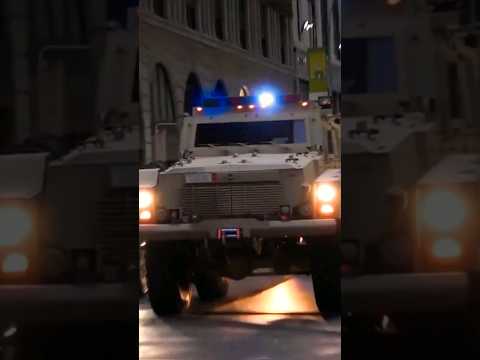 FBI SWAT Truck stuck in traffic | arrest of cannibale cop