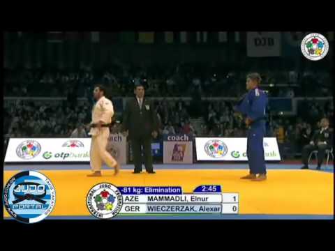 Judo Grand Prix Dusseldorf 2012 -81kg MAMMADLI (AZE)-WIECZERZAK (GER)