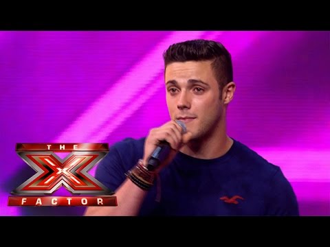 Barclay Beales sings Robbie William's Angels | Arena Auditions Wk 2 | The Xtra Factor UK 2014