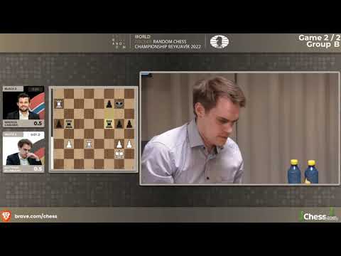Matthias Bluebaum VS Magnus Carlsen. #fischer #carlsen #gmhikaru The Fischer Random 2022