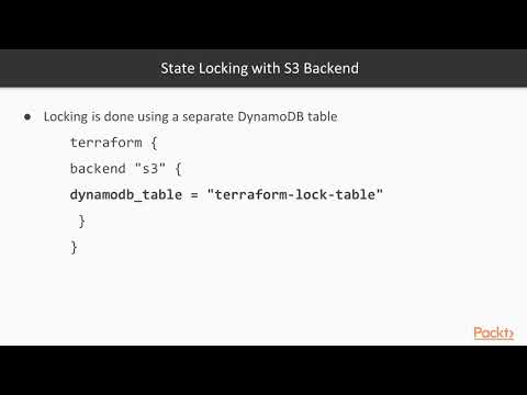 Hands On Infrastructure Automation with Terraform on AWS Locking State|packtpub com