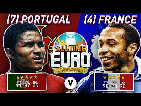 Portugal All-Time XI vs France All-Time XI | FIFA 20 All-Time EURO Semi-Finals!