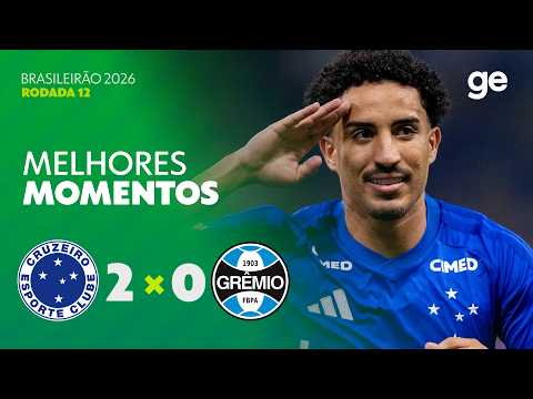 Cruzeiro 2 X 0 Grêmio | Melhores momentos | Brasileirão 2026