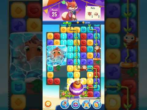 Pet Rescue Puzzle Saga Level 224 3 stars