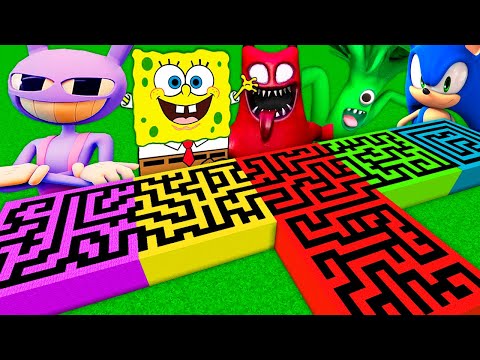 Ultimate Zombie Minecraft Maze Challenge!