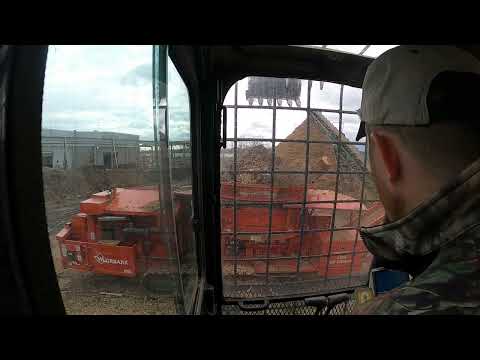 Mulch Mountains from the tub grinder