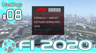 #08【F1 2020 Rd.3】初開催よね？ヴィエトナム！【大型犬の実況】【パッドで頑張る】【難易度74】