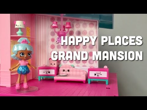 Lil' Shoppies Move Into Shopkins Happy Places Grand Mansion | Toy Tiny Video