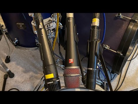 Snare Drum Microphone Comparison - Shure SM57, SE Electronics v7x, Beyerdynamic M201 N(c)