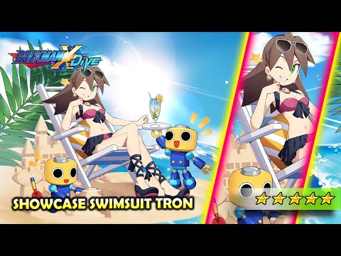 Megaman X Dive | Showcase Swimsuit Tron 5*