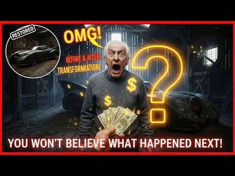 I PAID $500 for This Rusted BATMOBILE! Grandpa Didn't Know What Was Inside... (Full Restoration)