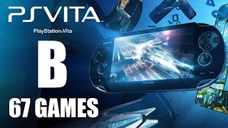 The PSVita Project - Compilation B - All PlayStation Vita Games