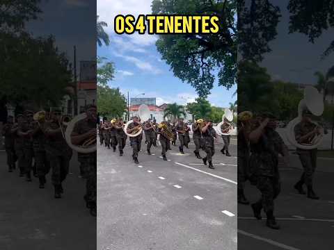 Os 4 Tenentes - Dobrado Militar, Military March - 19Bc 6°RM - Desfile da Tropa #shorts #marcha #eb