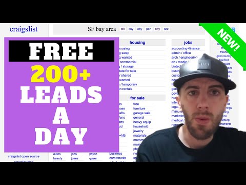 How To Get Unlimited Free Leads From Craigslist Without Posting Ads on Craigslist 2019