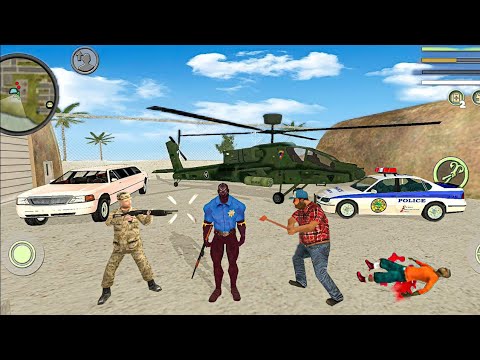 Panther Police Spider Rope Hero Vice Town Simulator #1 - Android Gameplay